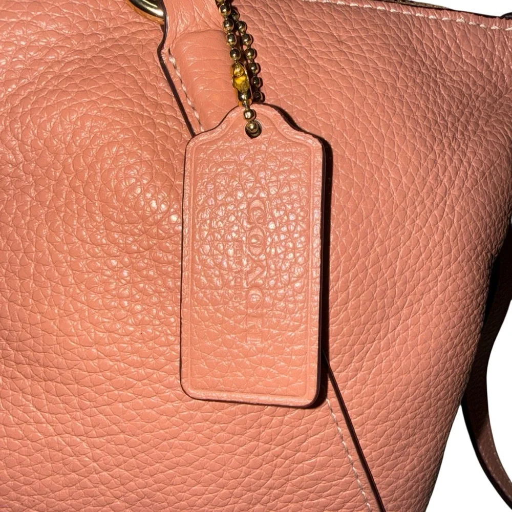 Coach Blush Leather Shoulder Bag - Picture 4 of 13